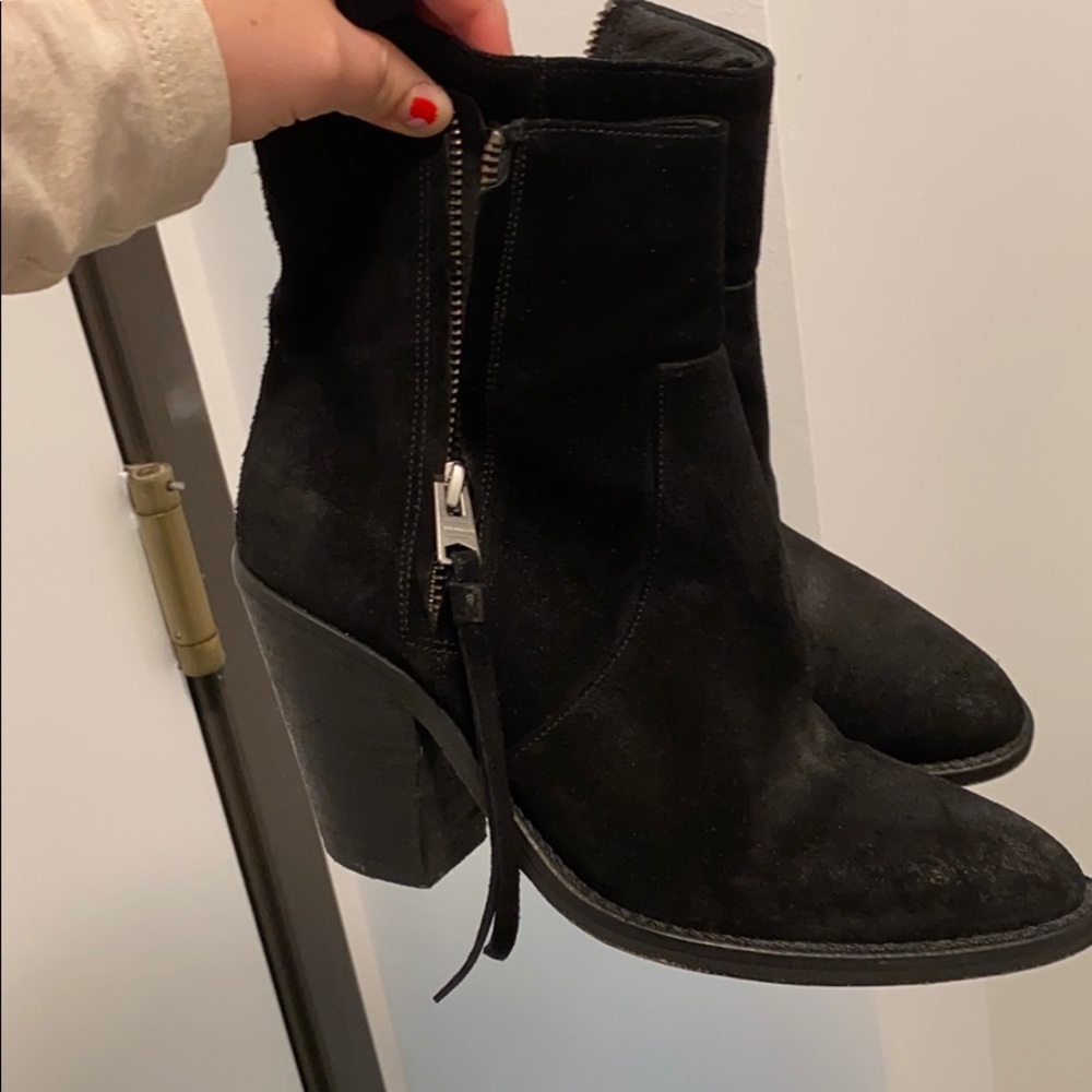 All saints Distressed Suede Boots